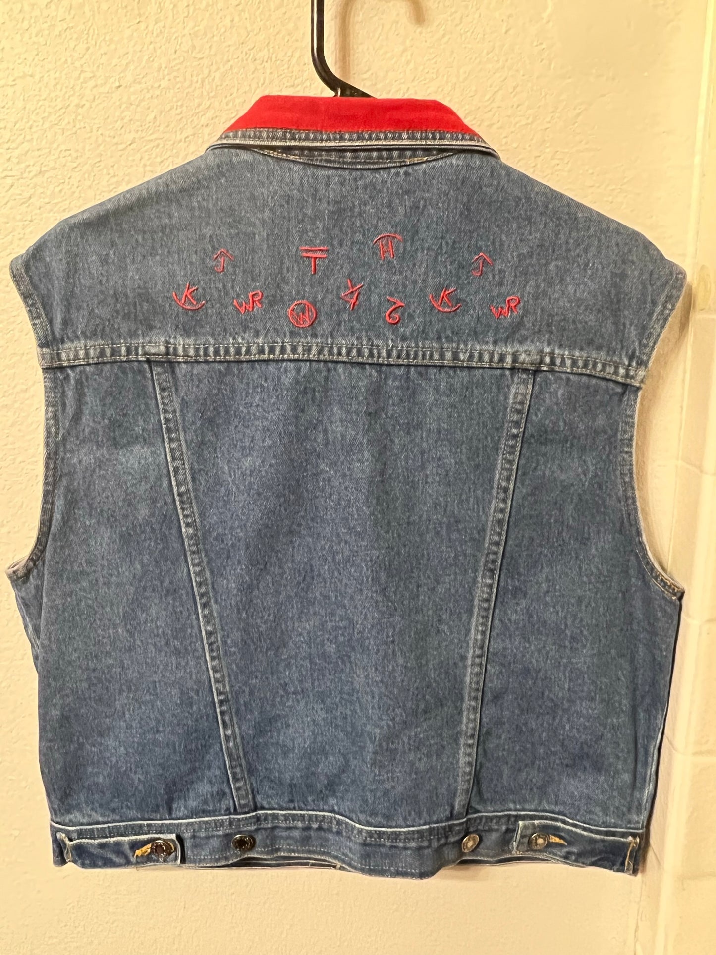 Vintage denim vest #4