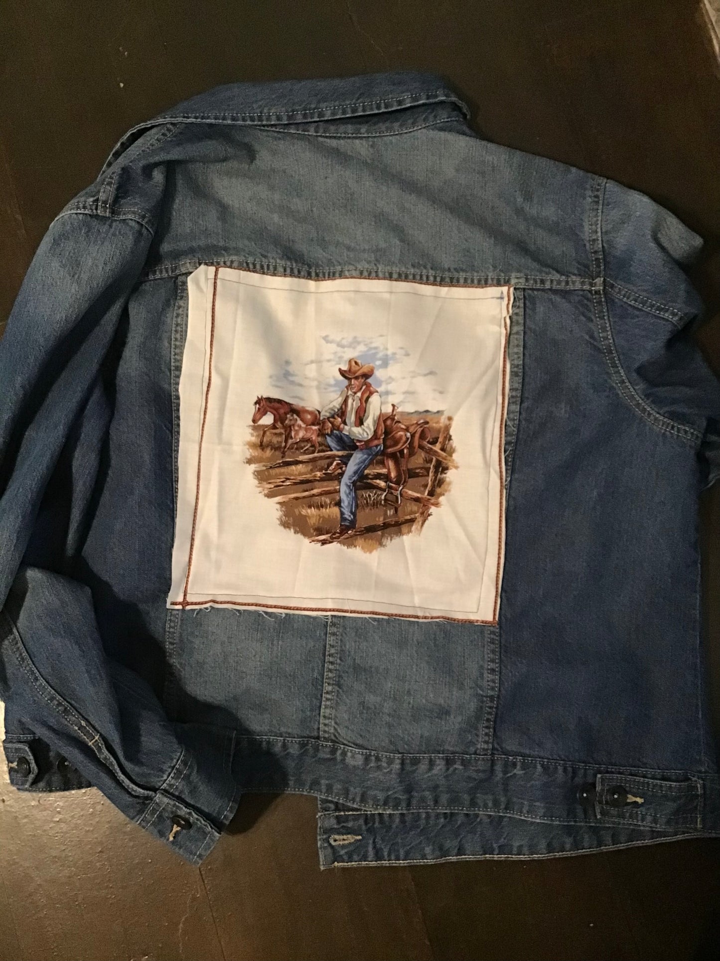 Revamped denim jacket