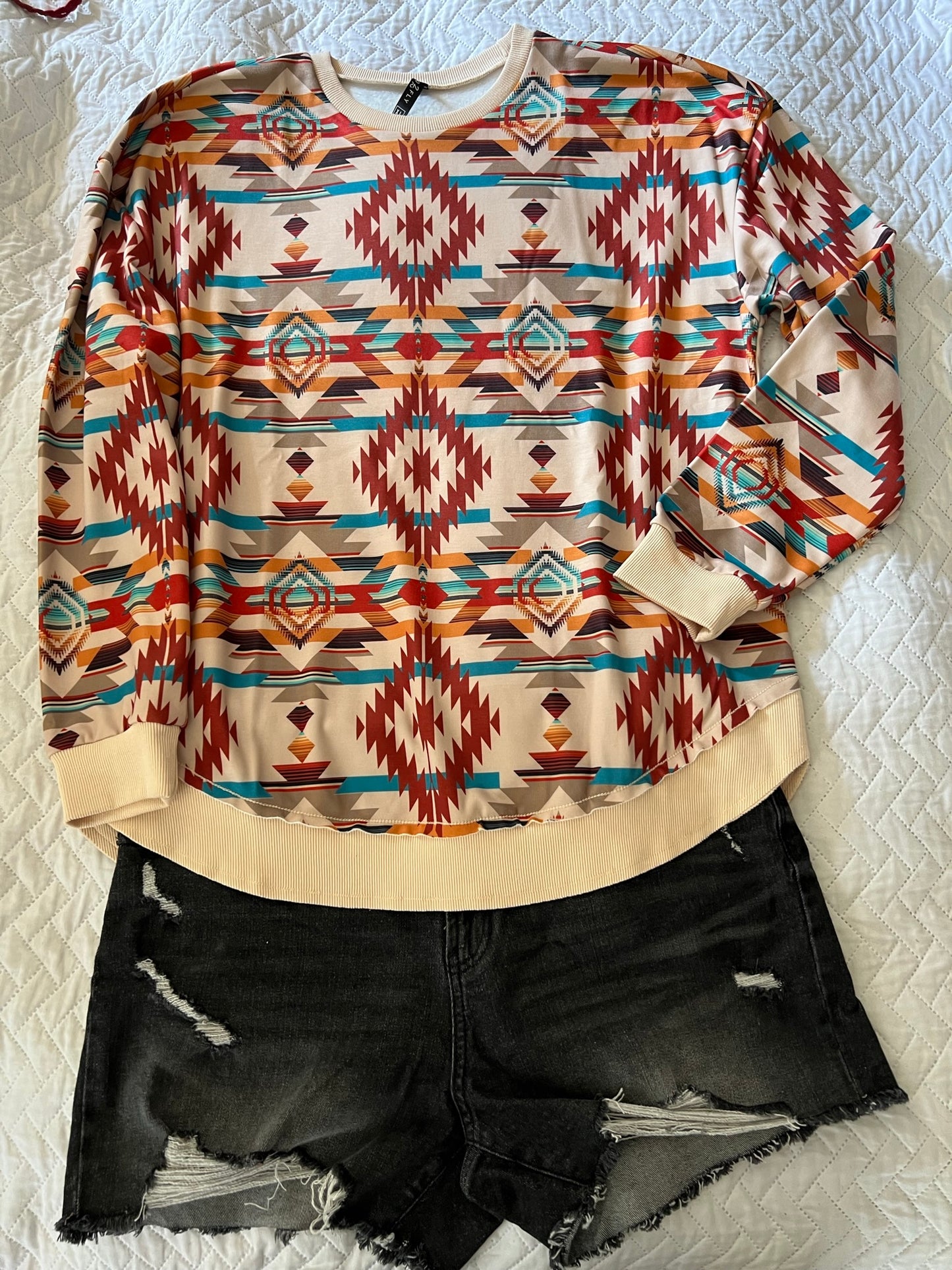 Aztec pullover