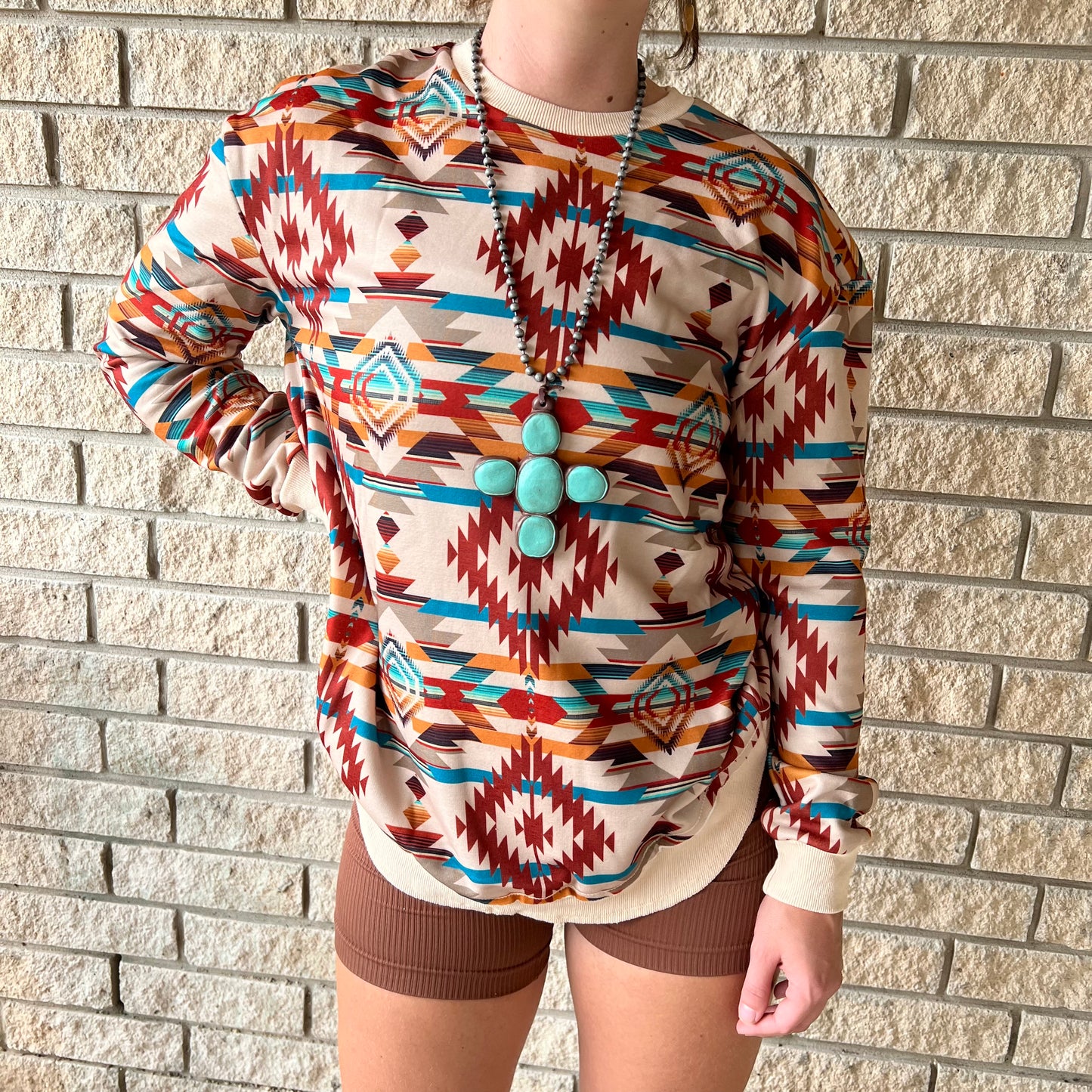 Aztec pullover